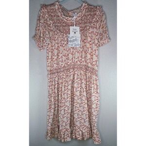 Kate Quinn Winnie Dress 8Y Bamboo 100 Acre Calico Floral Smocked NWT